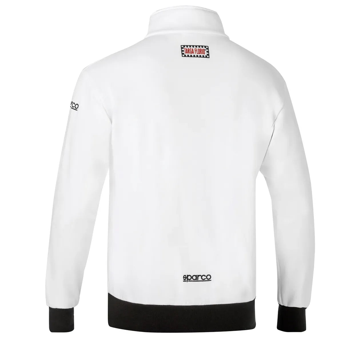 Felpa con zip intera Sparco Targa Florio Arturo Merzario #AM2 Bianco – vista 2