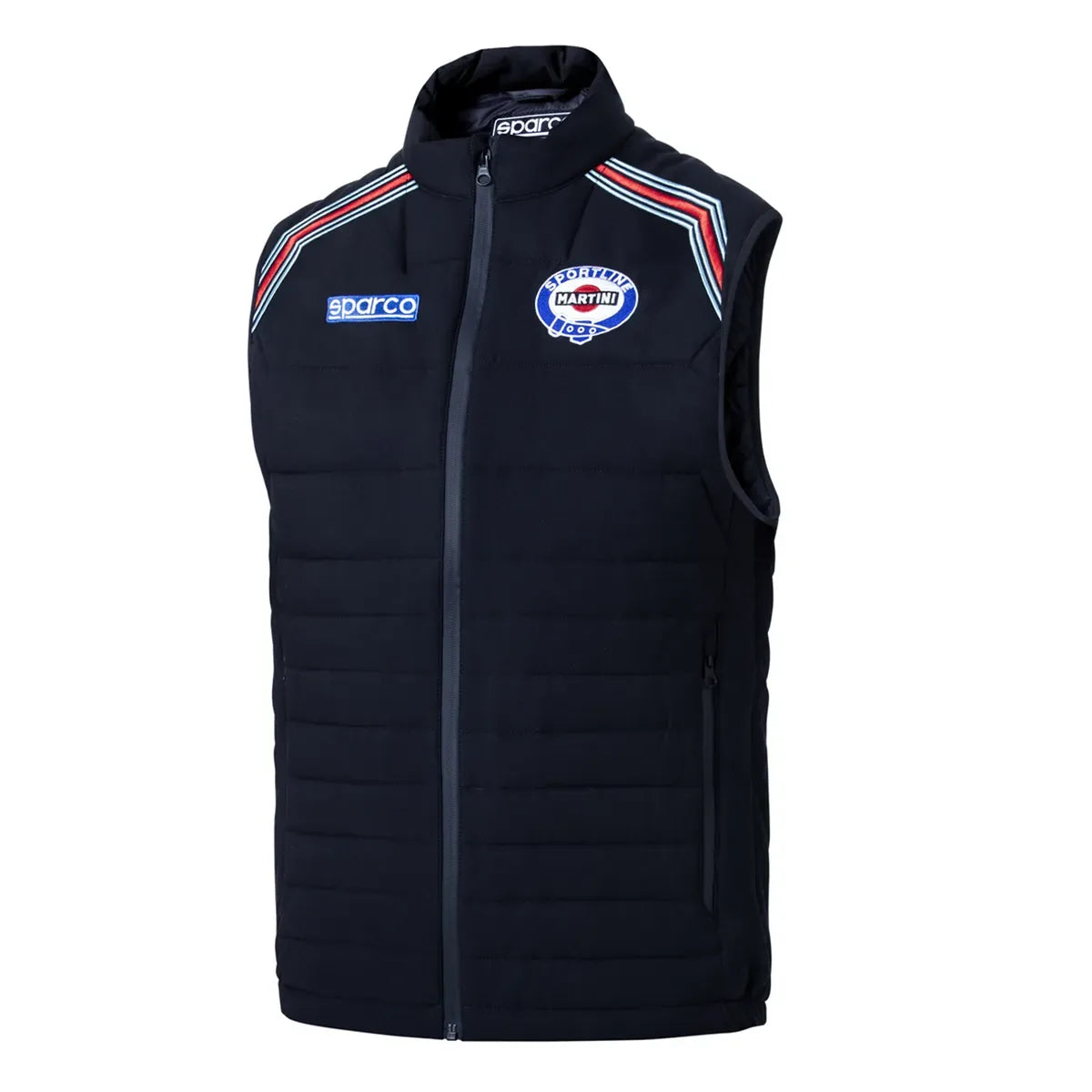 Gilet Sparco Martini Racing Frame MY2024 imbottito blu marine