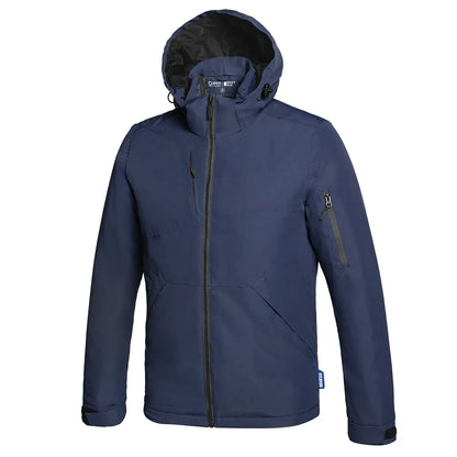Giacca da lavoro invernale Sparco Grit Nebo con cappuccio staccabile Blu Scuro