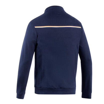 Felpa con zip intera Sparco Gulf in cotone blu scuro – vista 2