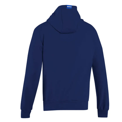 Felpa con cappuccio Sparco Gulf Brand garzata con ricamo Blu Scuro – vista 2