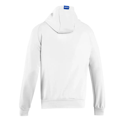 Felpa con cappuccio Sparco Gulf Brand garzata con ricamo Bianco – vista 2