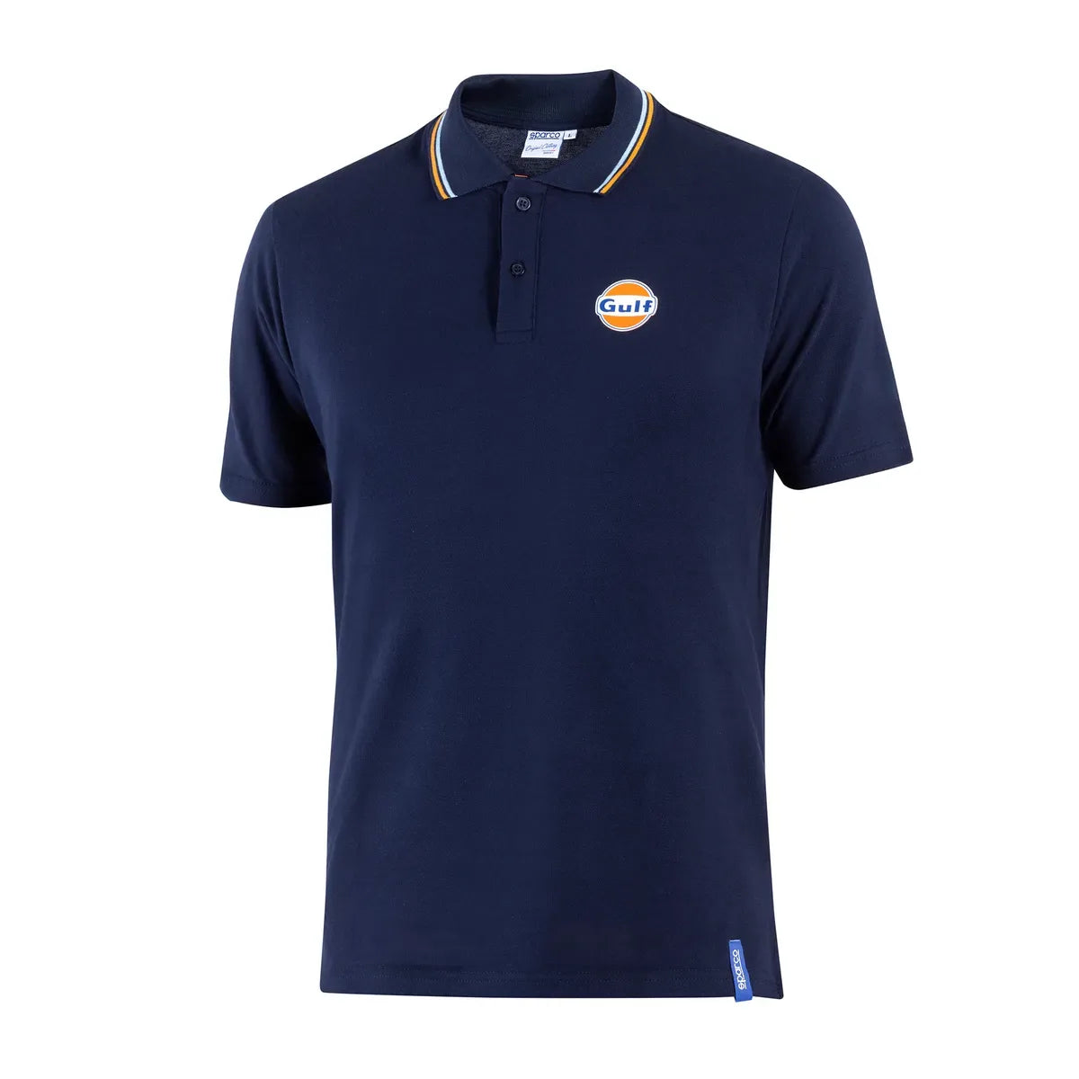 Polo Sparco Gulf Piquet in cotone Blu Scuro