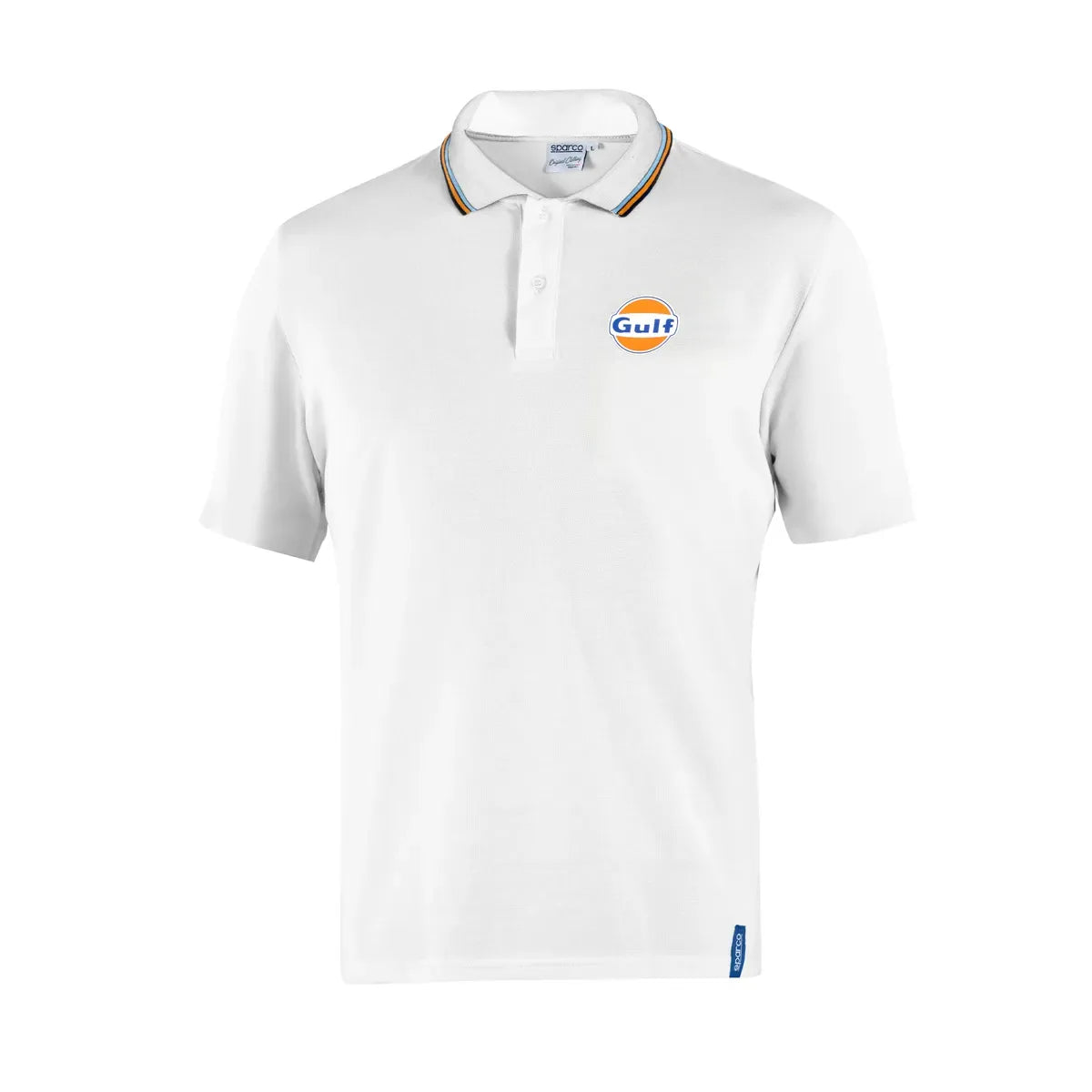 Polo Sparco Gulf Piquet in cotone Bianco
