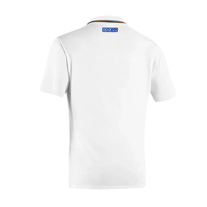 Polo Sparco Gulf Piquet in cotone Bianco – vista 2