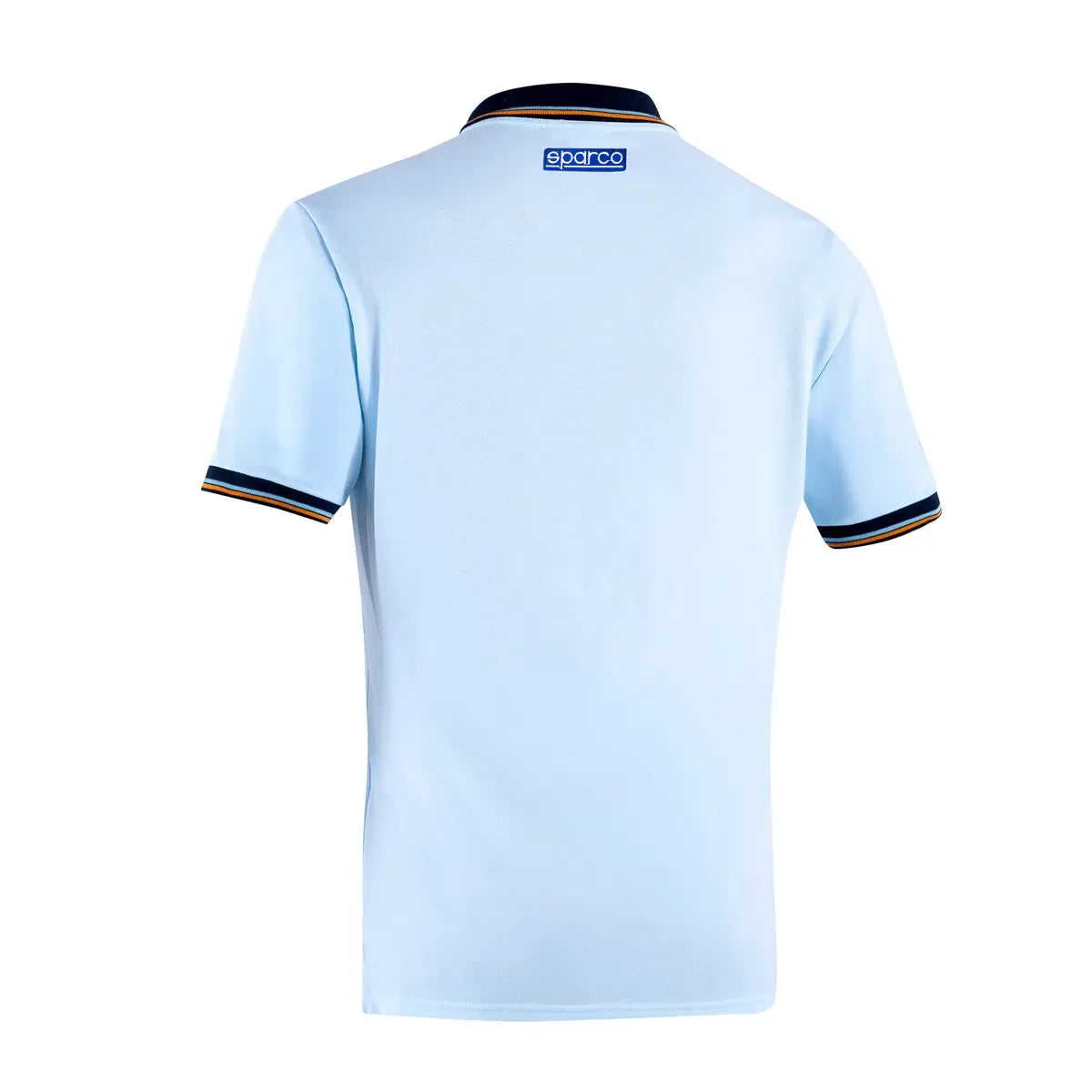 Polo Sparco Gulf Piquet Pocket in cotone con taschino Celeste – vista 2