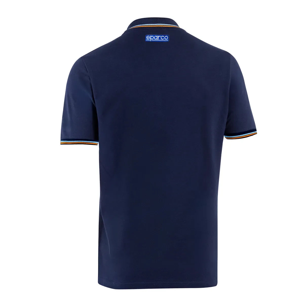 Polo Sparco Gulf Piquet Pocket in cotone con taschino Blu Scuro – vista 2