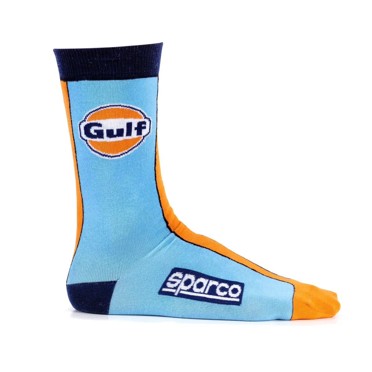 Calze Sparco Gulf senza cuciture celesti