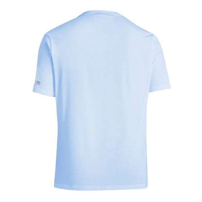 T-shirt Sparco Gulf Brand in jersey stretch di cotone Celeste – vista 2