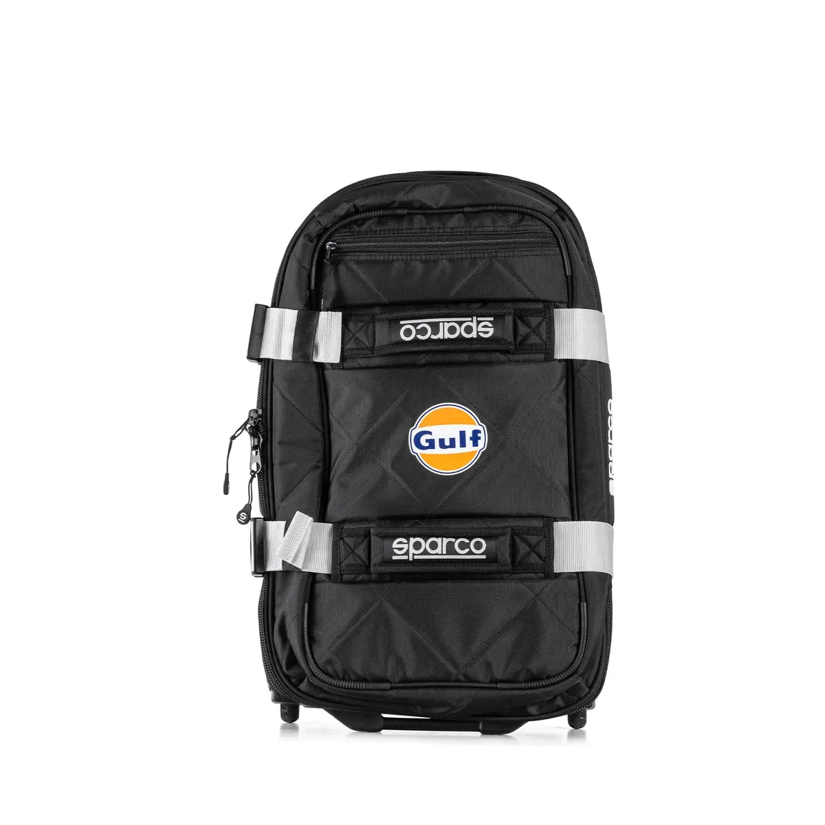Trolley morbido da cabina Sparco Gulf Travel nero e argento, 55 litri