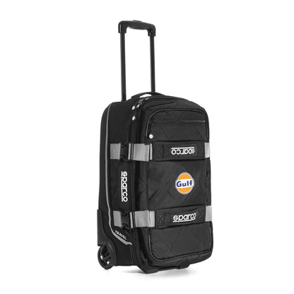 Trolley morbido da cabina Sparco Gulf Travel nero e argento, 55 litri – vista 2