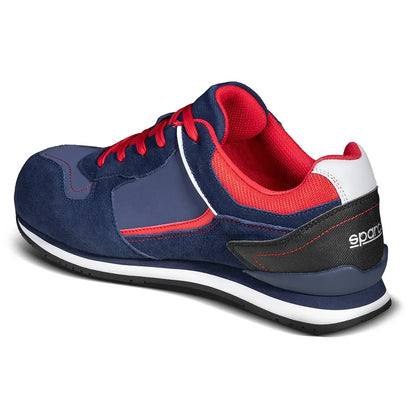 Scarpe antinfortunistiche basse Sparco Gymkhana ESD S3S SR FO HRO Blu Marine / Rosso – vista 2