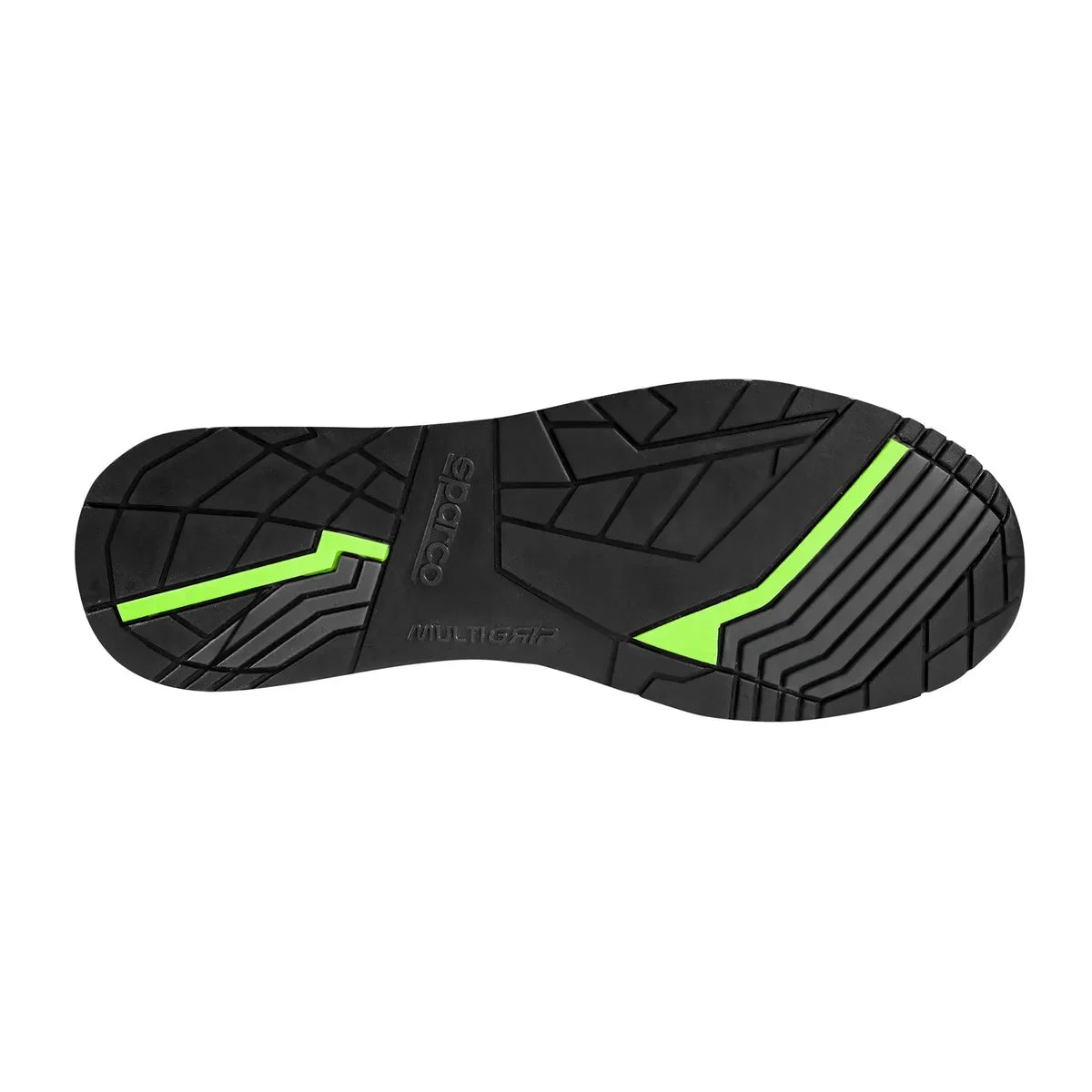 Scarpe antinfortunistiche basse Sparco Gymkhana ESD S3S SR FO HRO Grigio Scuro / Verde Fluo – vista 4