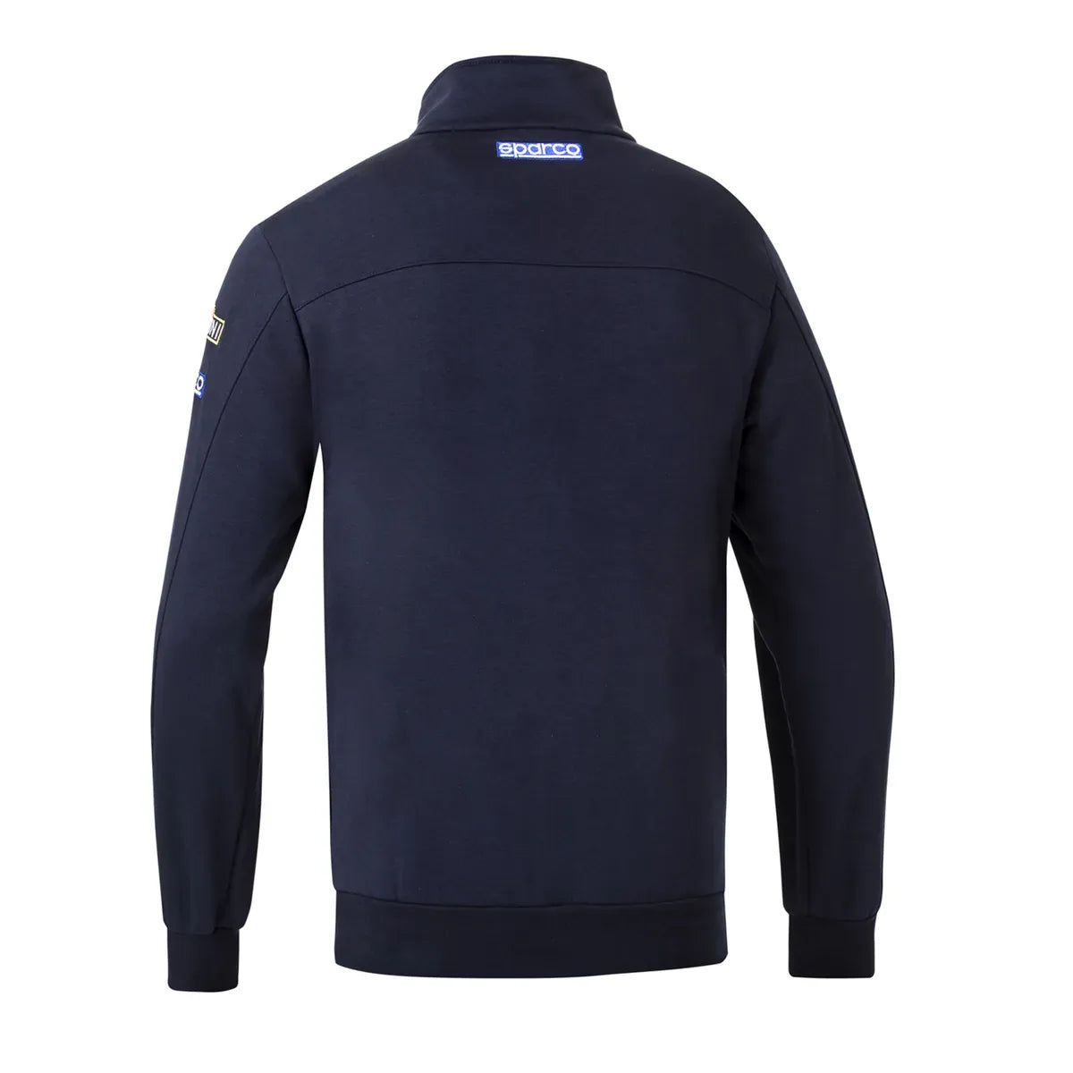 Felpa con mezza zip Sparco Martini Racing in cotone e poliestere Blu Scuro – vista 2