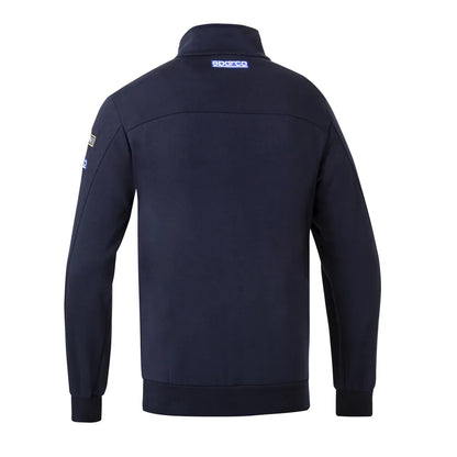 Felpa con mezza zip Sparco Martini Racing in cotone e poliestere Blu Scuro – vista 2