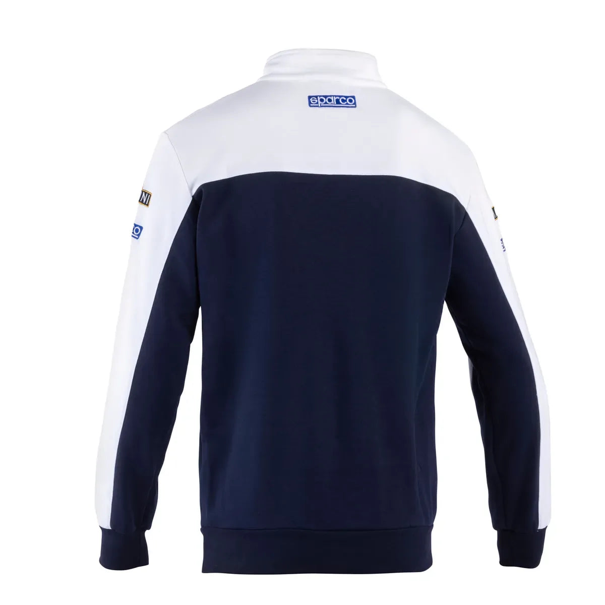 Felpa con mezza zip Sparco Martini Racing in cotone e poliestere Blu / Bianco – vista 2