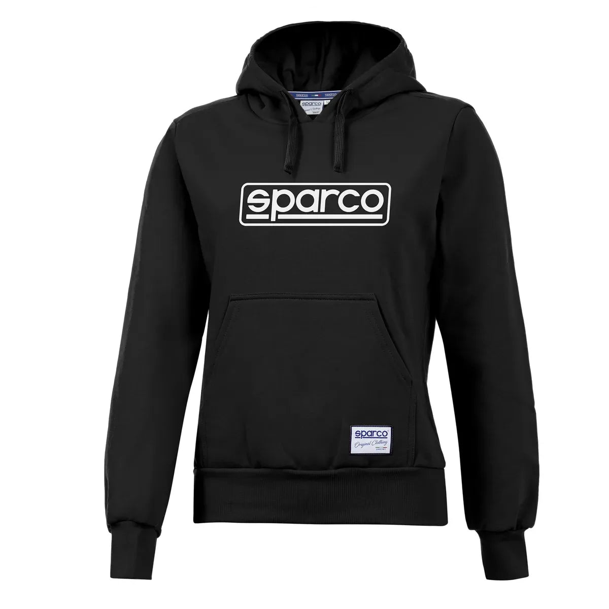 Felpa con cappuccio da donna Sparco Frame Nero