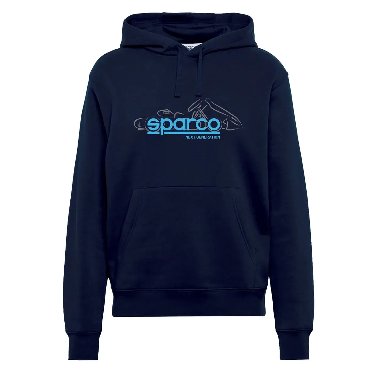 Felpa con cappuccio Sparco Next Generation da bambino blu marine