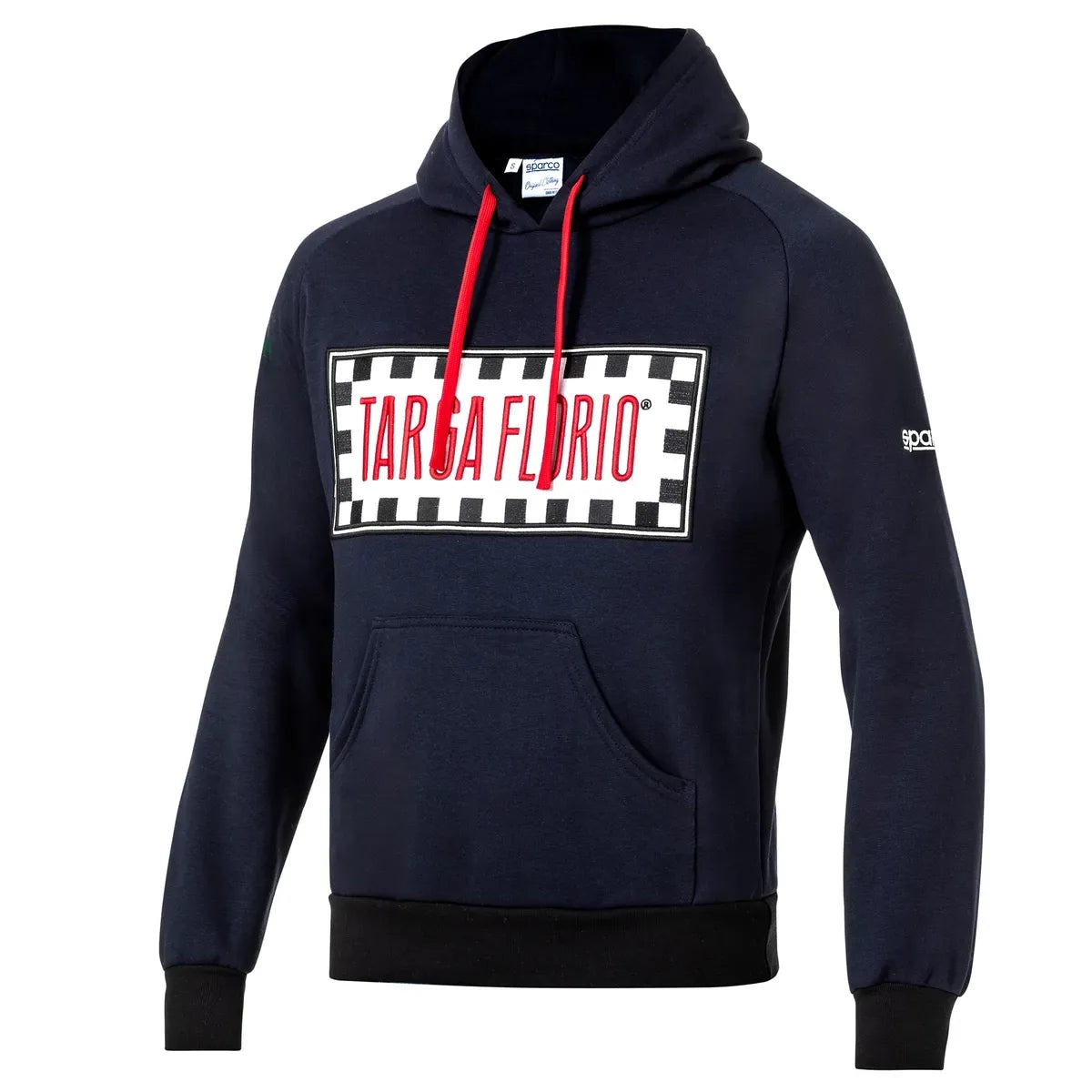 Felpa con cappuccio Sparco Targa Florio #F1 blu marine