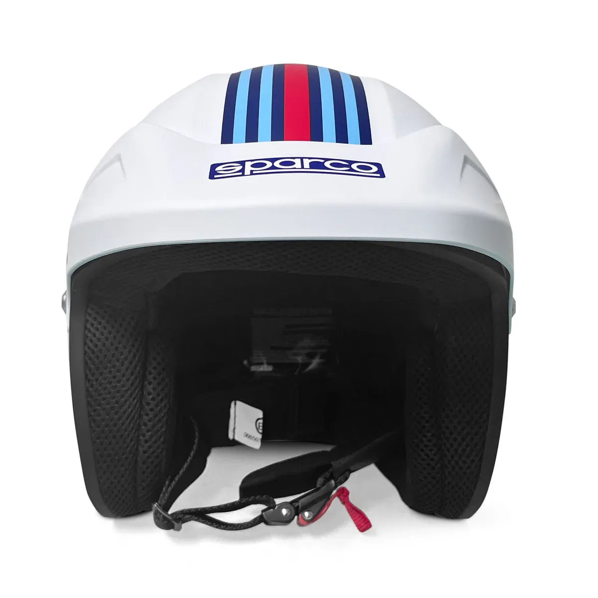 Casco aperto Sparco J-Pro Martini Racing bianco ECE 22-06 – vista 2