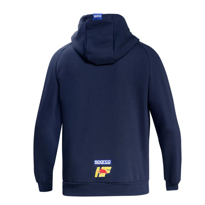 Felpa con cappuccio Sparco Lancia HF blu scuro e rosso – vista 2