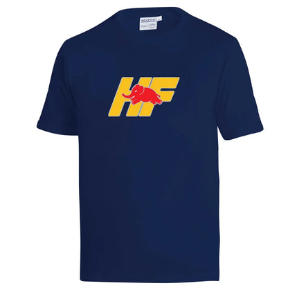 T-shirt Sparco Lancia HF in cotone elasticizzato Blu Scuro