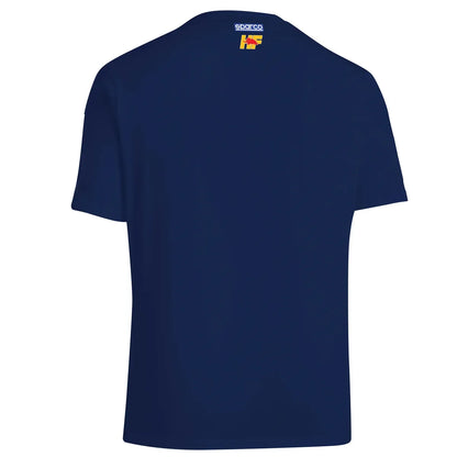 T-shirt Sparco Lancia HF in cotone elasticizzato Blu Scuro – vista 2