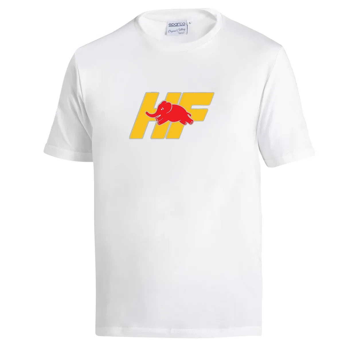 T-shirt Sparco Lancia HF in cotone elasticizzato Bianco