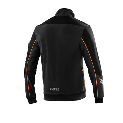 Giacca da lavoro Sparco Light-Shell Tech TW Austin Nero / Arancio Fluo – vista 2