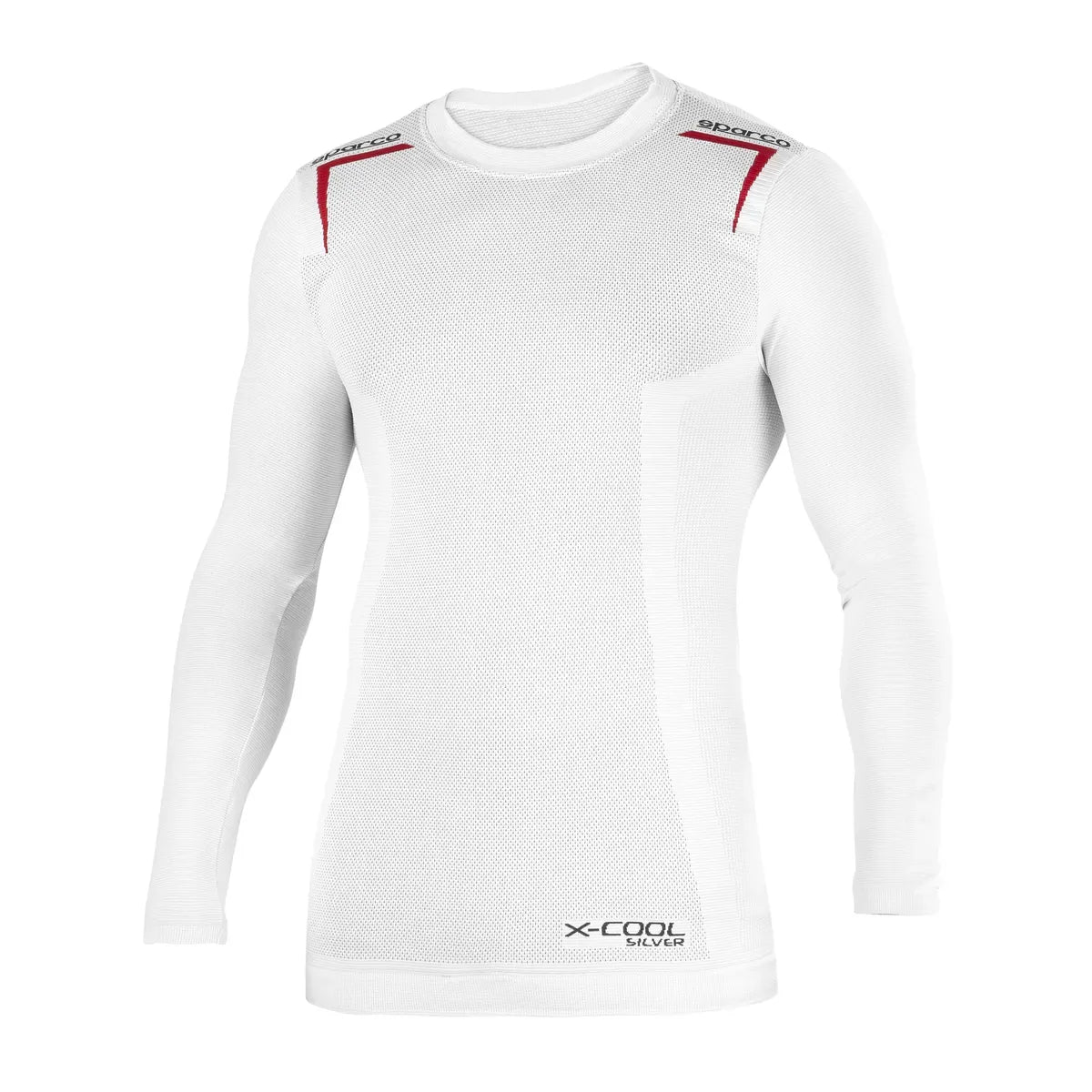 Intimo tecnico Sparco Maglia Sottotuta K-Carbon in polipropilene e carbonio Bianco / rosso