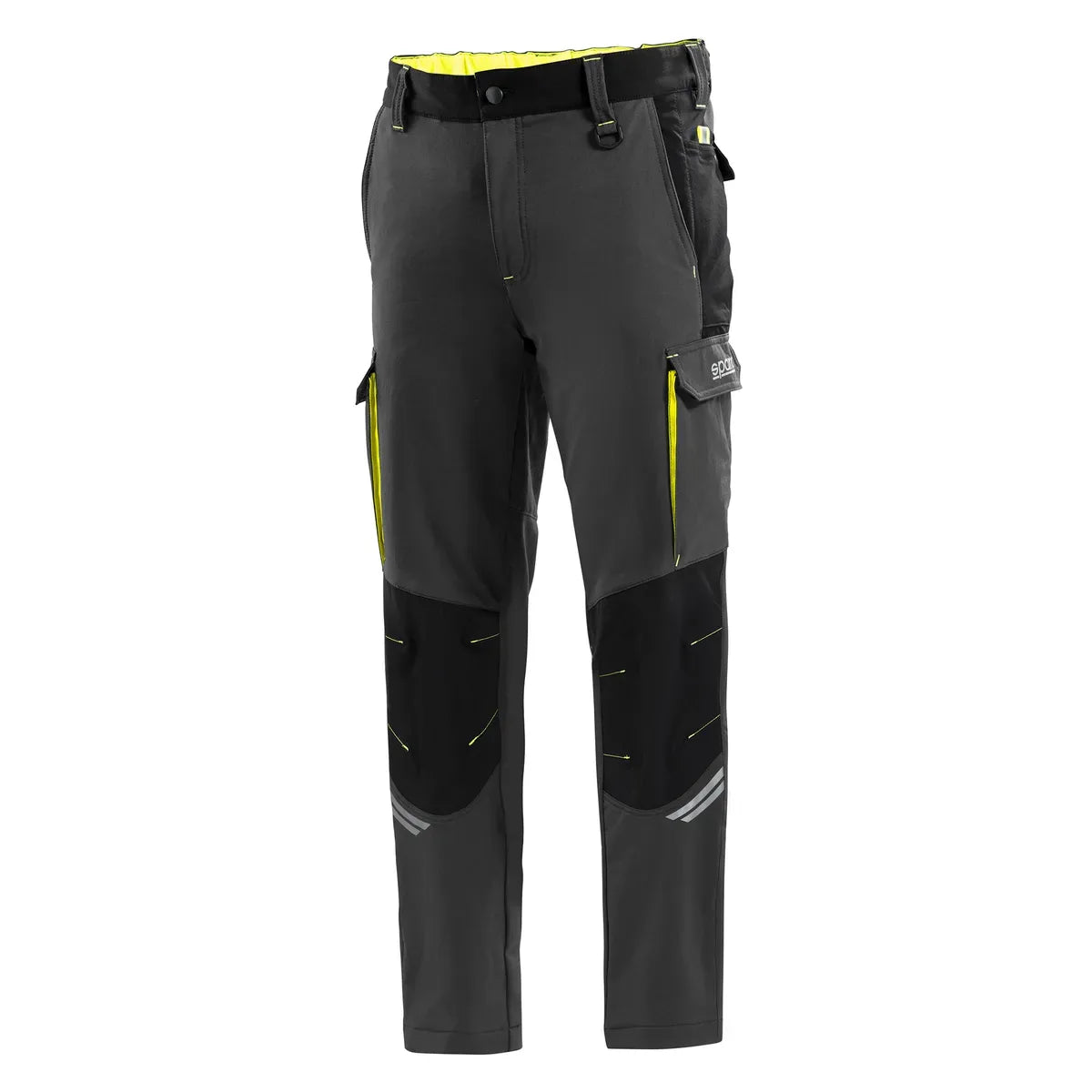 Pantaloni da lavoro Sparco Tech Oregon Grigio Scuro / Giallo Fluo