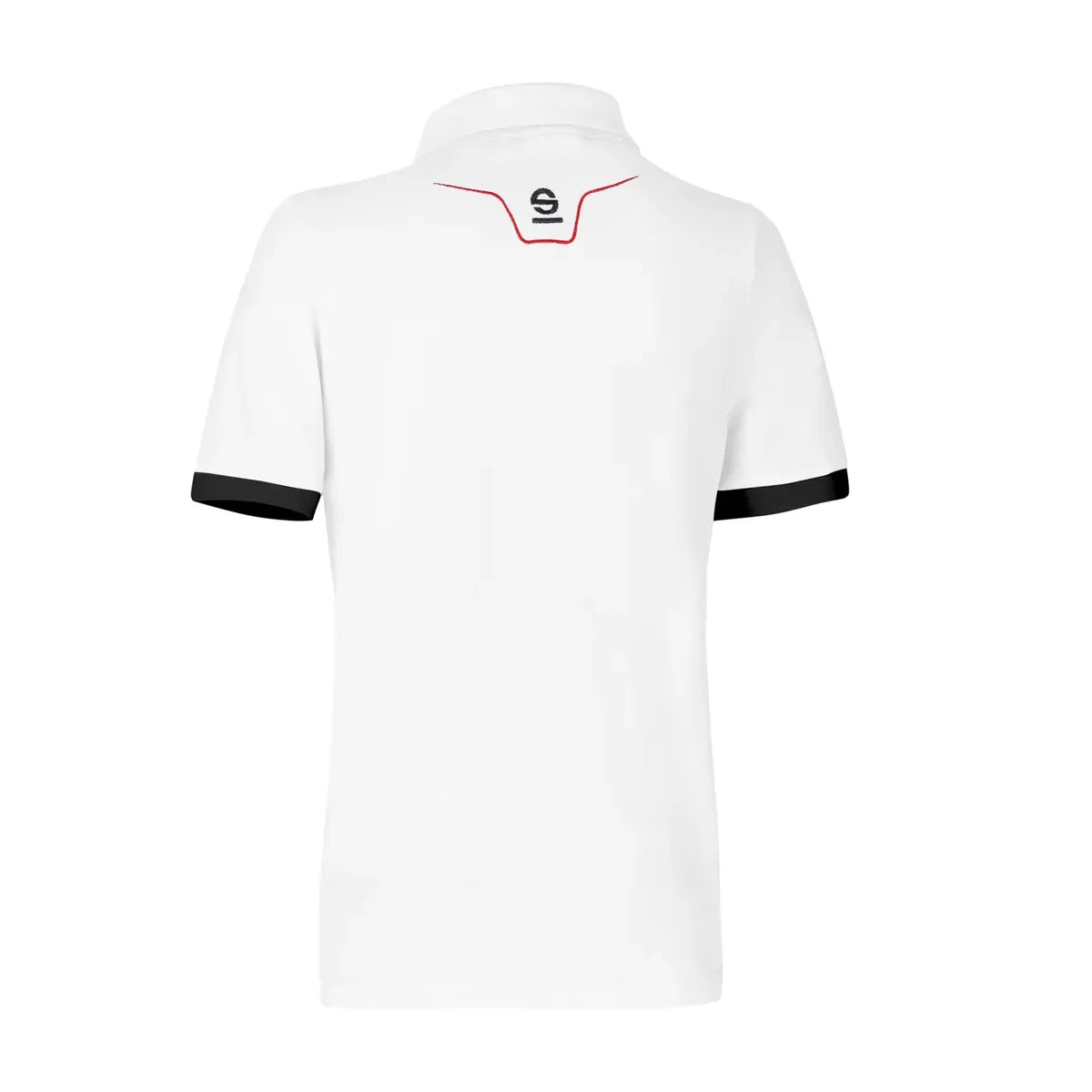 Polo Sparco Martini Racing Lady in cotone piquet bianca – vista 2