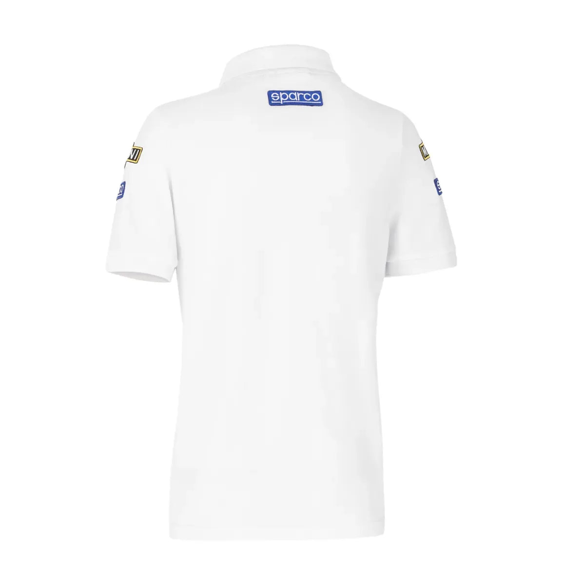 Polo Sparco Martini Racing Replica Lady in cotone piquet bianca – vista 2