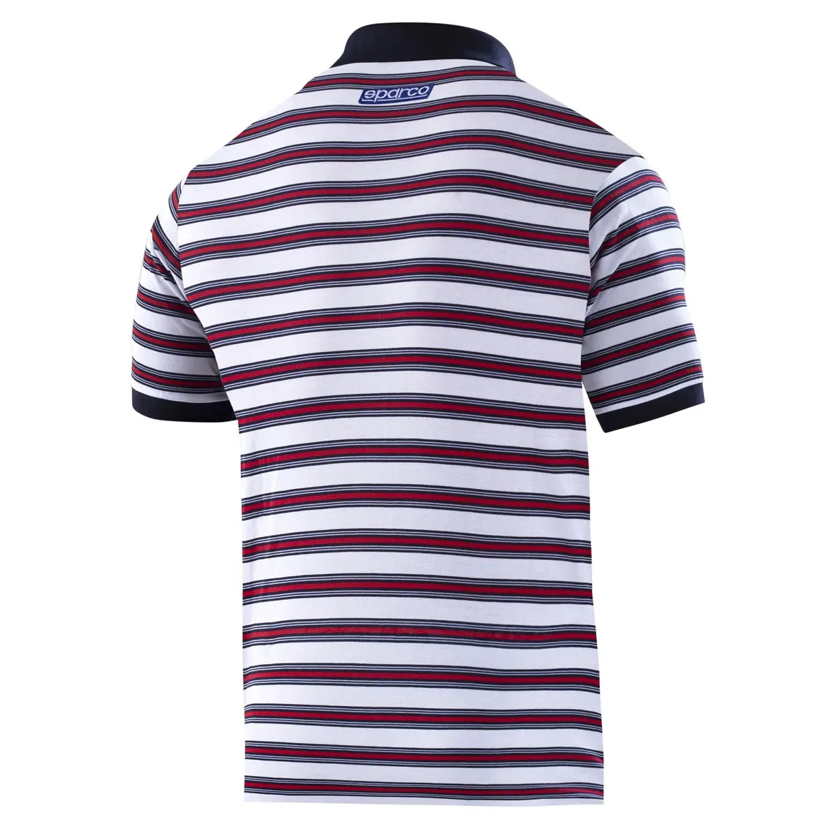 Polo Sparco Martini Racing Replica Sportline Stripes Bianco – vista 2