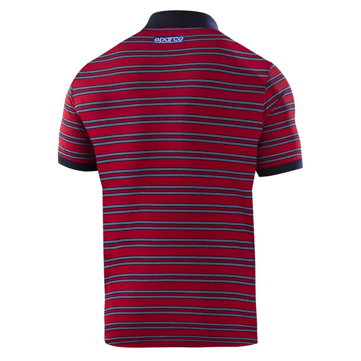 Polo Sparco Martini Racing Replica Sportline Stripes Rosso – vista 2