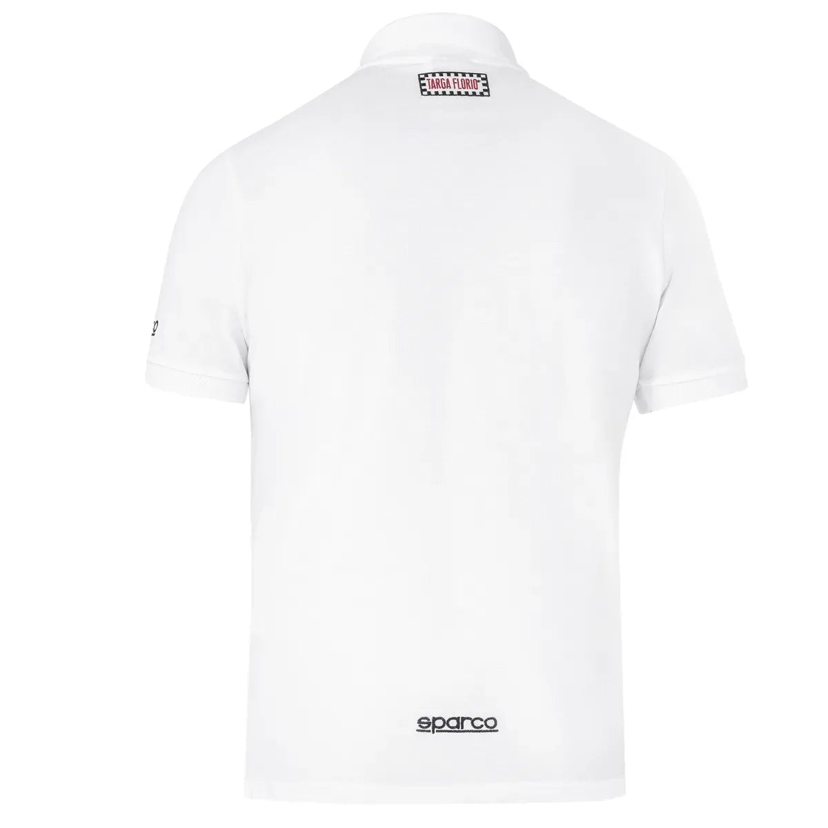 Polo Sparco Targa Florio #P2 in cotone piqué Bianco – vista 2
