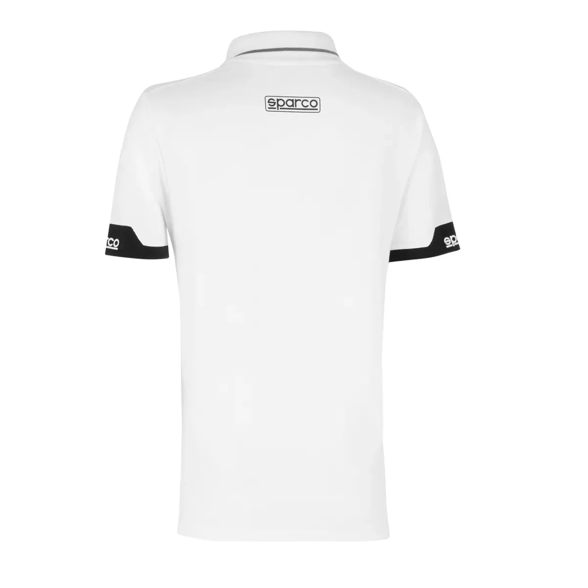 Polo Sparco Zip Lady MY2024 da donna in piquet Bianco – vista 2