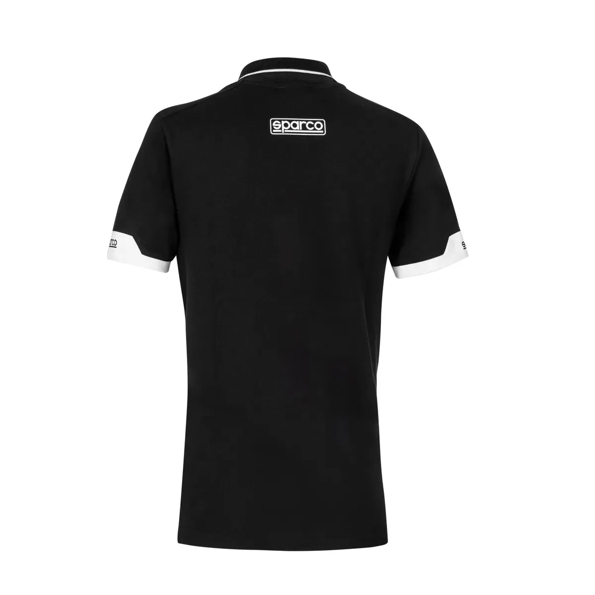 Polo Sparco Zip Lady MY2024 da donna in piquet Nero – vista 2