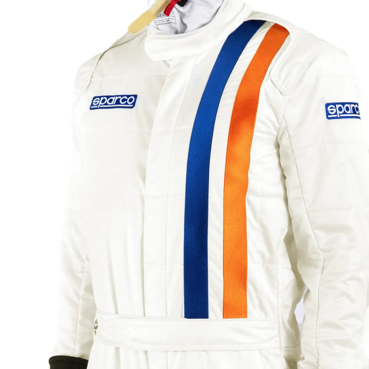 Tuta Sparco Replica Racing Suit Gulf bianca FIA 8856-2018 – vista 3