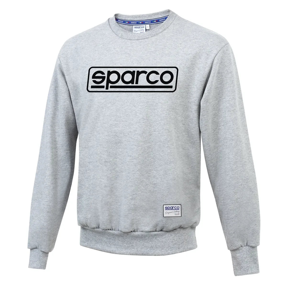 Felpa girocollo Sparco Frame grigia