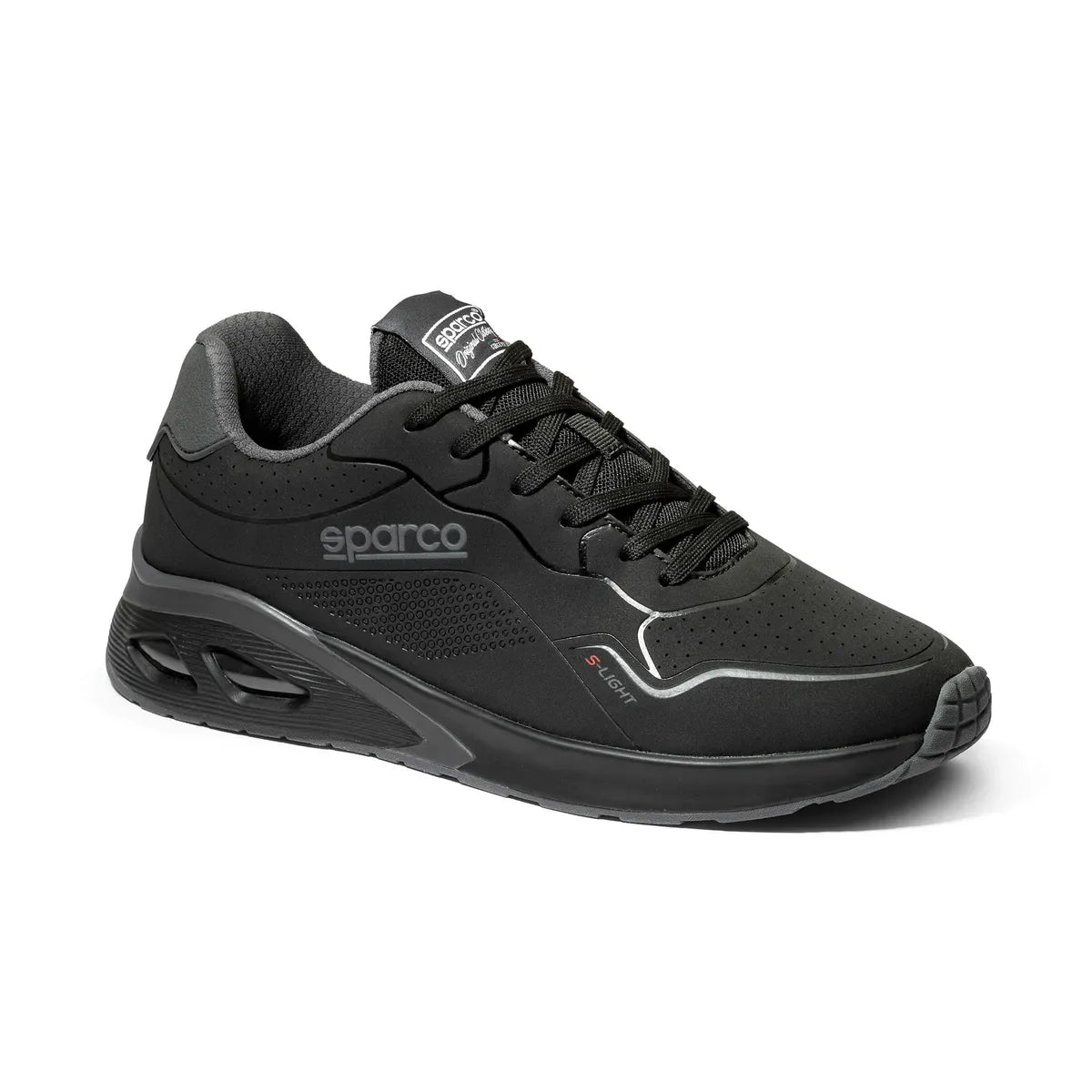 Scarpe da ginnastica Sparco S-Light con ammortizzazione ad aria Nero / Griglio Scuro