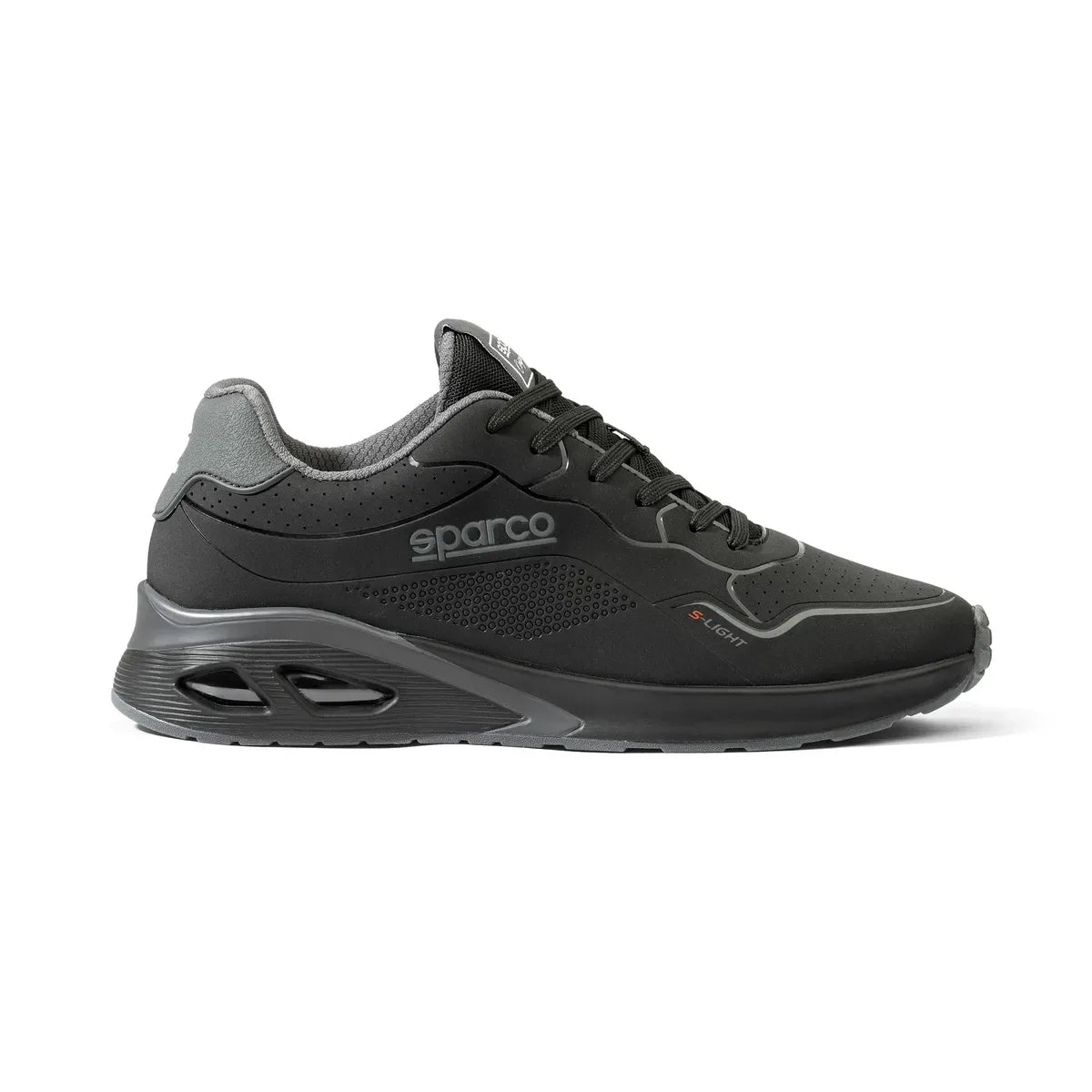 Scarpe da ginnastica Sparco S-Light con ammortizzazione ad aria Nero / Griglio Scuro – vista 3