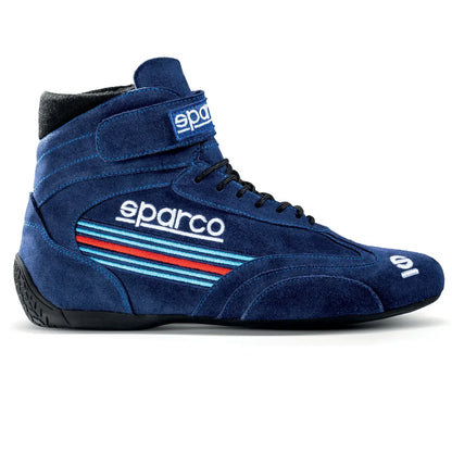 Scarpe da gara Sparco Martini Racing Top con omologazione FIA 8856-2018 Blu Scuro