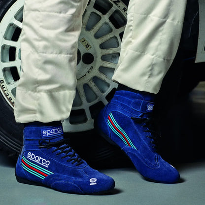 Scarpe da gara Sparco Martini Racing Top con omologazione FIA 8856-2018 Blu Scuro – vista 2