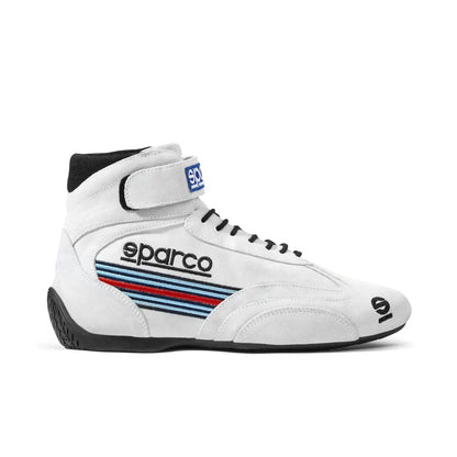 Scarpe da gara Sparco Martini Racing Top con omologazione FIA 8856-2018 Bianco – vista 3