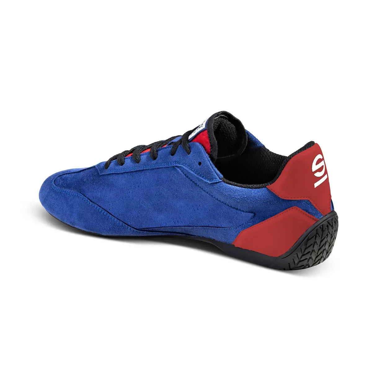 Scarpe Sparco S-Drive in microfibra e tessuto con suola racing Blu Marine / Rosso – vista 2