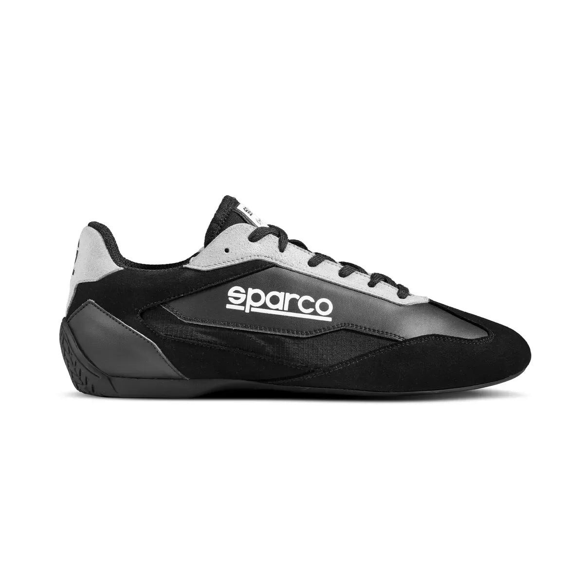 Scarpe Sparco S-Drive in microfibra e tessuto con suola racing Nero / Grigio
