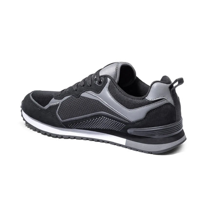 Scarpe da ginnastica Sparco S-Road in microfibra e rete Nero / Griglio Scuro – vista 2