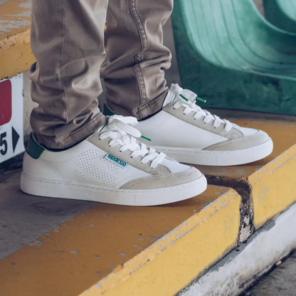 Scarpe Sparco S-Time sneakers da tempo libero con suola in gomma Bianco / Verde – vista 6