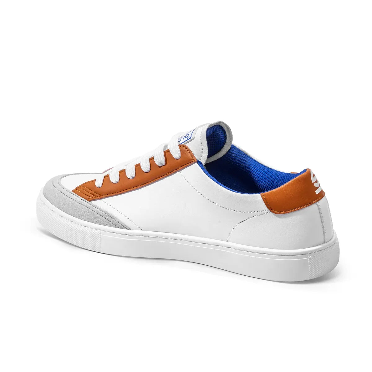 Scarpe Sparco S-Time sneakers da tempo libero con suola in gomma Bianco / arancione – vista 2